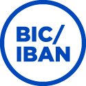 BIC and IBAN icon